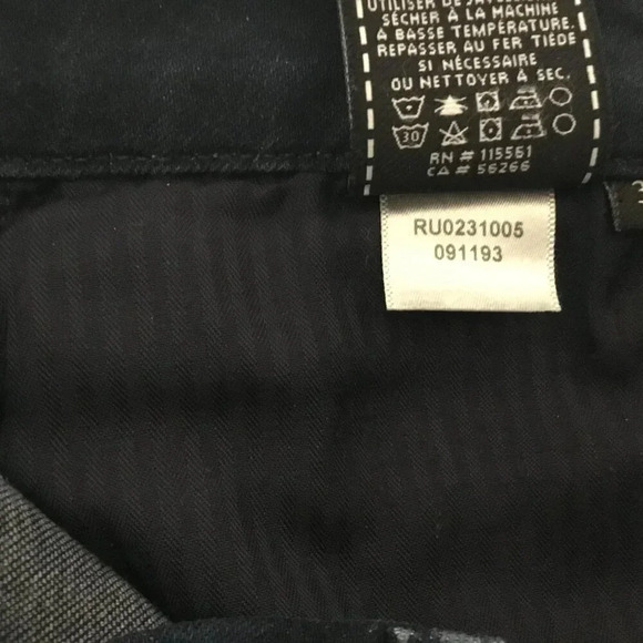 7 for all mankind kimmie straight leg dark blue jeans SZ 31 - Picture 13 of 14